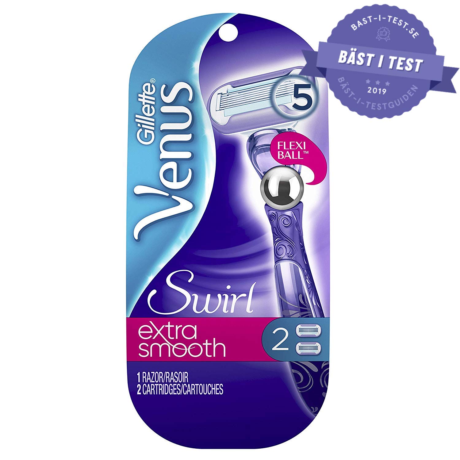 Bästa rakhyveln just nu - Gillette venus swirl