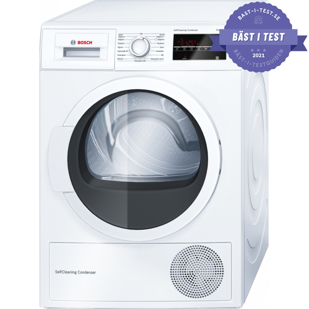 Bästa torktumlaren - Bosch WTW85L48SN
