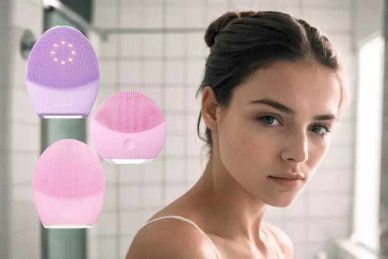 ansiktsmassage apparat bäst i test 2024, elektrisk rengöringsborste ansikte bäst i test, foreo recension