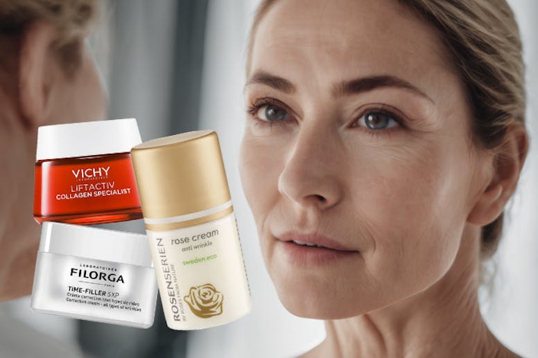 Antirynkkräm bäst i test 2024, anti age kräm bäst i test, bästa anti age serum.
