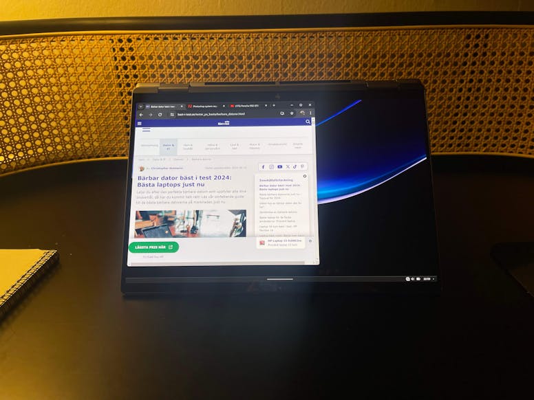2-i-1 laptop. Laptop som kan användas som surfplatta. Hp envy x360 är bästa windows laptopen just nu.