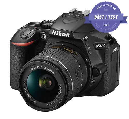 Bäst i test av system digitalkameror - Nikon D5600