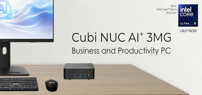 MSI CUBI NUC AI+ 3MG mini-PC