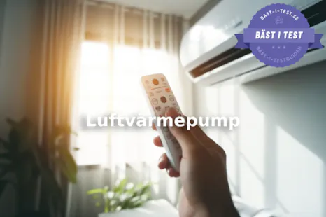 Luftvärmepump bäst i test 2026, test luftvärmepump 2026, bäst i test luftvärmepump 2026, bästa luftvärmepumpen 2026, luftvärmepump test