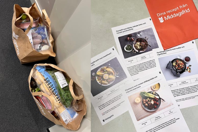 Middagsfrid matkasse bäst i test matkasse välja recept