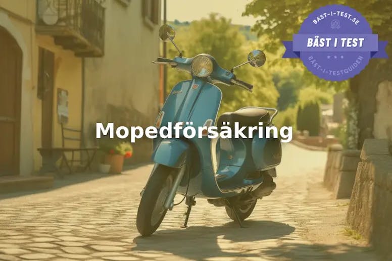 Mopedförsäkring bäst i test 2024 - Vi jämför moped försäkring åt dig.