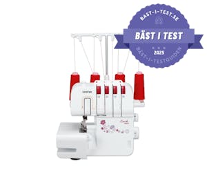 Brother M343D Overlock Bästa overlock-maskinen just nu är Brother M343D. Läs testet här och se vad experterna och konsumenterna tycker om vinnaren!
