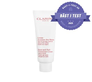 Clarins Treatment Hand & Nail Cream 100ml test på handkräm, bästa handkrämen just nu - Clarin handkräm