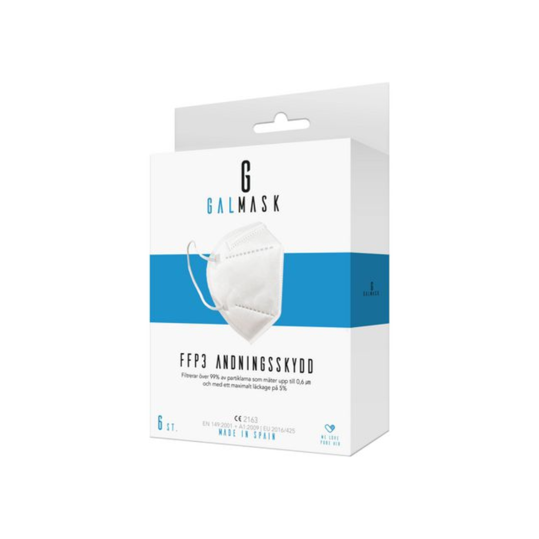 Munskydd Galmask Protective Mask FFP3 6-pack