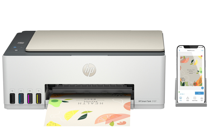 Bläckstråleskrivare HP Smart Tank 5107 All-in-one
