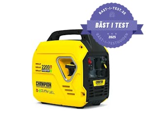 Champion The Mighty Atom Dual Fuel 2200W Champion mighty atom test, Champion elverk 2200w test, elverk inverter bäst i test, bästa inverter elverk, elverk inverter, Champion elverk, inverter test