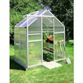 Växthus Metalcraft växthus kanalplast 2,2 m² Växthus Metalcraft växthus kanalplast 2,2 m²