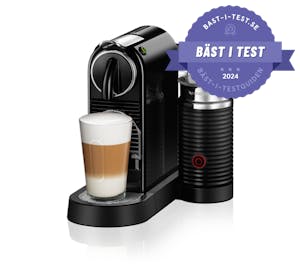 bästa kapselmaskinen - Nespresso Citiz & Milk - kapselmaskin bäst i test, nespresso bäst i test, nespressomaskin bäst i test