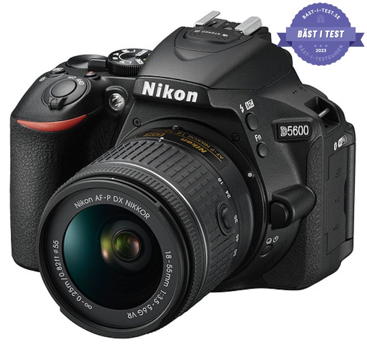 Bäst i test av system digitalkameror - Nikon D5600