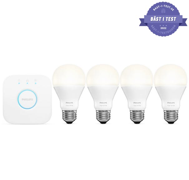 Smartaste lamporna just nu - Philips Hue White Starter Kit