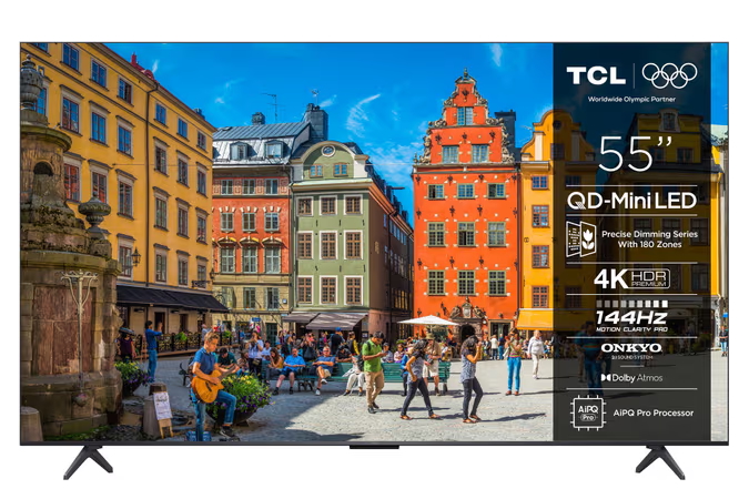 TV TCL 55" MQLED75K 4K MINI-LED TV