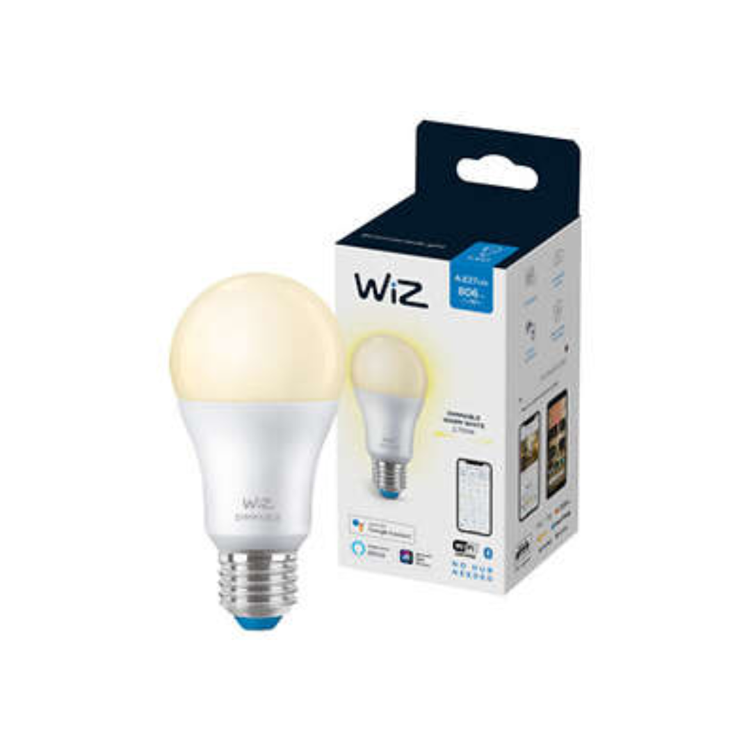Smart belysning WiZ Smart LED A60 806lm 2700K E27 8W (Dimbar)