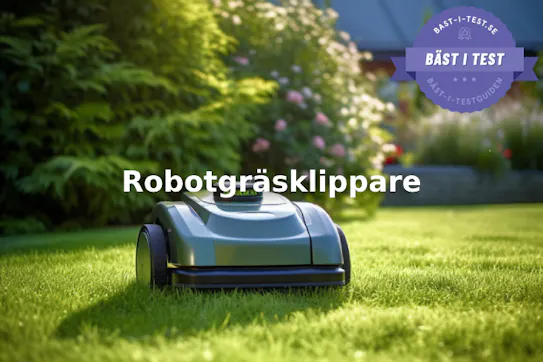 Robotgräsklippare bäst i test 2026, test robotgräsklippare, bästa robotgräsklipparen 2026