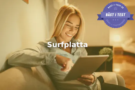 surfplatta bäst i test 2026, bästa surfplattan, iPad bäst i test, Android surfplatta