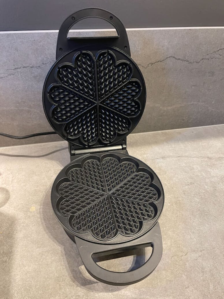 Wilfa Was 623 hjärtformade bitar.